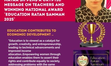 Mayaa SH Pens A Cryptic Message On Teachers And Winning National Award "Education Ratan Samman 2025"...
