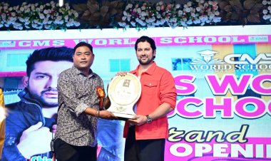 Bollywood Actor Aftab Shivdasani Inaugurates CMS World School in Bahraich